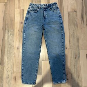 Zara Blue Mom Jeans